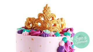 DIY Princess Crown Cake Topper