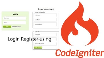 Login Register using Codeigniter 3.1.10