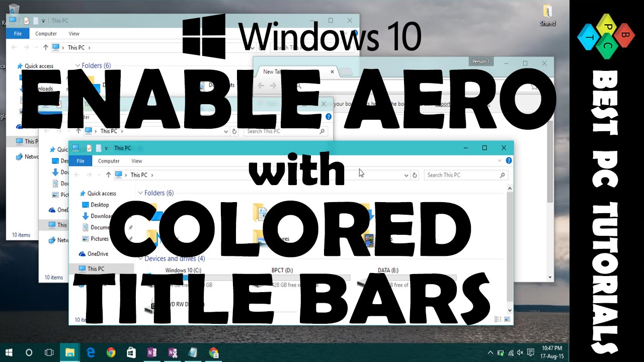 customize title bar windows 10 customize title bar windows 10