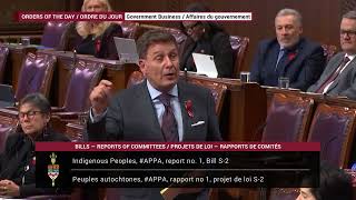 Question on S-2, Canada's Indian Act, second generation cut off & the Senate's proposed amendment
