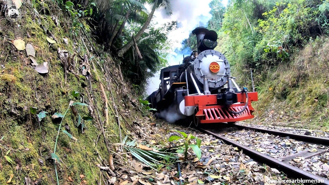 🇧🇷 Locomotiva a vapor 232 / 232 Steam locomotive Brazil - 2023 -  Apiúna/SC - (Brasil) 