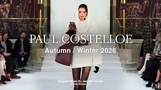 Paul Costelloe Autumn/Winter 2026 Fashion Show (Fw26) London Original By Jennifer Rouse