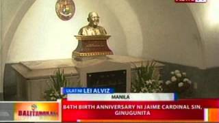 BT: 84th birth anniversary ni Jaime Cardinal Sin, ginugunita