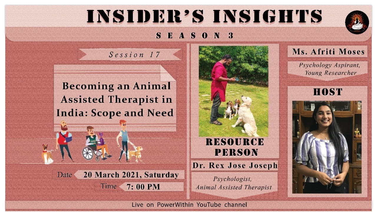 Becoming an Animal Assisted Therapist in India: Scope and Need - YouTube