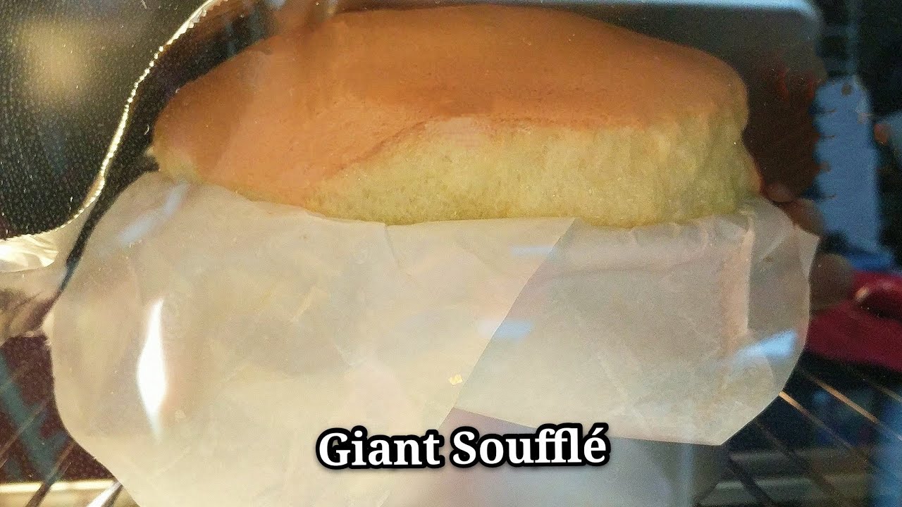 6 inch Giant Soufflé No flour all you need are eggs ang sugar 6寸巨型梳芙厘 沒