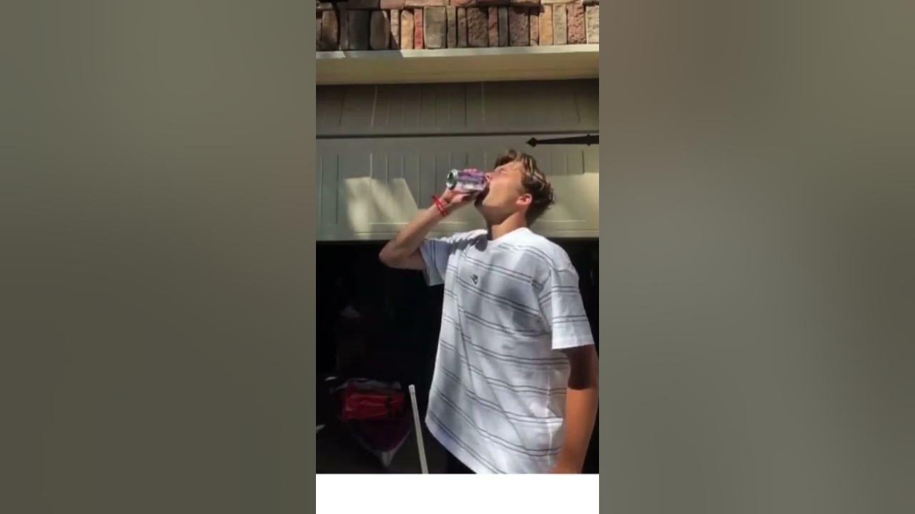 Chugging carbonated water YouTube