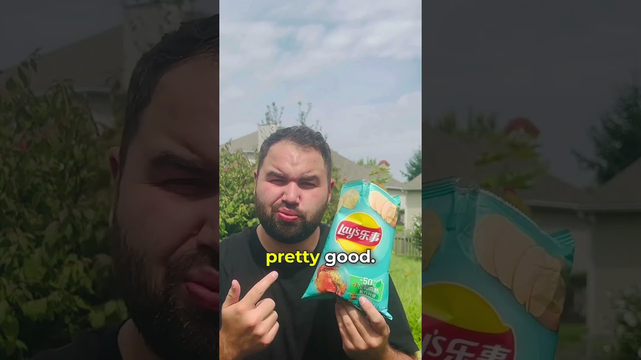 🦀 Trying Crab Flavored Lays Chips for the First Time!  