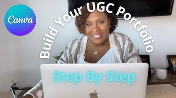 How to Create A UGC Portfolio Using CANVA || STEP BY STEP || Becoming Content Creator IN 2022