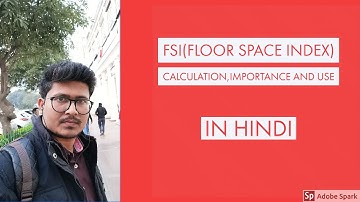 FSI(Floor Space Index) calculation,importance in Hindi.
