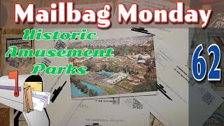 Mailbag Monday 62 - Historic Amusement Parks & Roller Coasters #mail #post #postcard