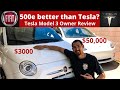 Fiat 500e Review- Tesla Model 3 Owner Review