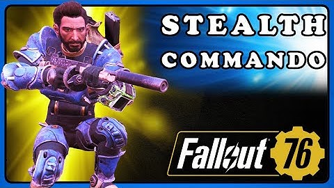 Fallout 76: Bloodied Stealth Commando Human Build. Elders Mark, Enclave Plasma and More.