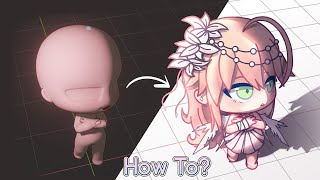 Gacha Tutorial // Making Custom Gacha Poses From Perspective // ( Gacha Club + Blender )