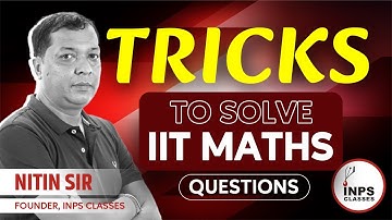 Crack the Code to Quadratic Equations! IIT JEE Math Explained in 10 Seconds |INPS Classes