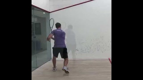 Serious Squash: Slow Mo Backhand Drive