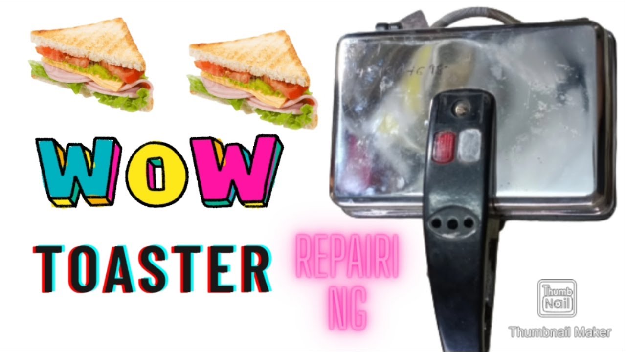How to Toaster Repair Sandwich Maker Repair electronic YouTube