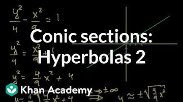 Conic sections: Hyperbolas 2 | Conic sections | Algebra II | Khan Academy