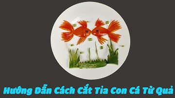 Hướng Dẫn Cách Cắt Tỉa Con Cá Từ Quả Cà Chua | Duy Khánh DIY