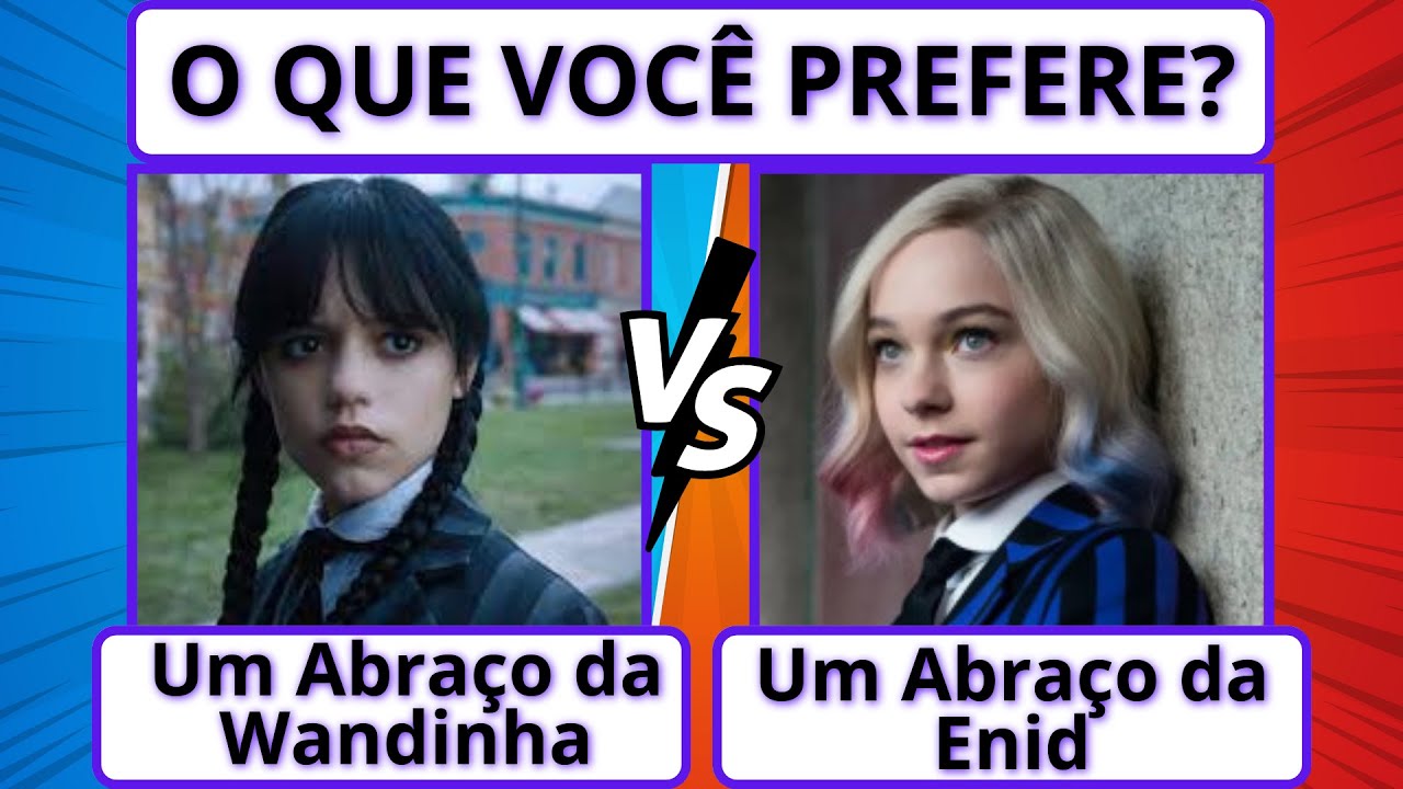 QUAL VOCÊ PREFERE? WANDINHA OU ENID? #wandinhaaddams #wandinhadancando