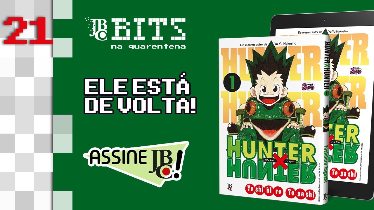 Mangá “Hunter x Hunter” de volta pela JBC