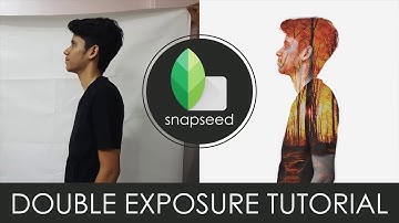 TUTORIAL : How To Create Double Exposure using your smartphone and  Google Snapseed | Photoshop |
