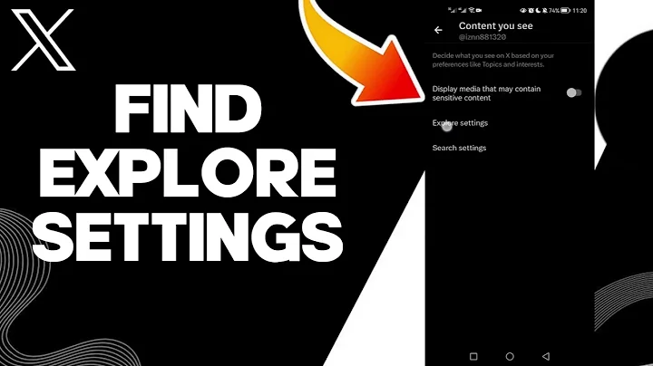 How To Find Explore Settings On X Twitter App