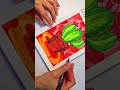 Black marker magic on Cactus painting😍✨️ #art #watercolor #cactus #artprocess #art #satisfying #diy