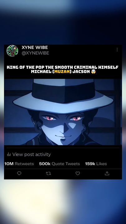 The smooth criminal himself Michael (muzan) jackson 🤯 #demonslayer #muzan #tanjiro #anime #phonk