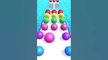 Faster Run 2048 - Ball game 3D ! All Levels Gameplay Part #246 android,ios #shorts #ballgame