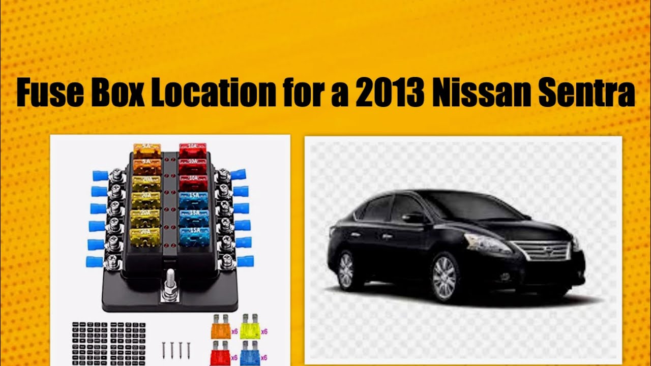 The fuse box location on a 2014 Nissan Sentra - YouTube