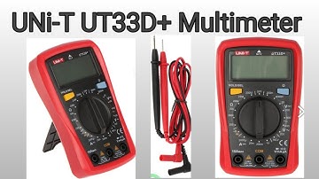 Uni T UT33D+ multimeter review,unboxing, feautres