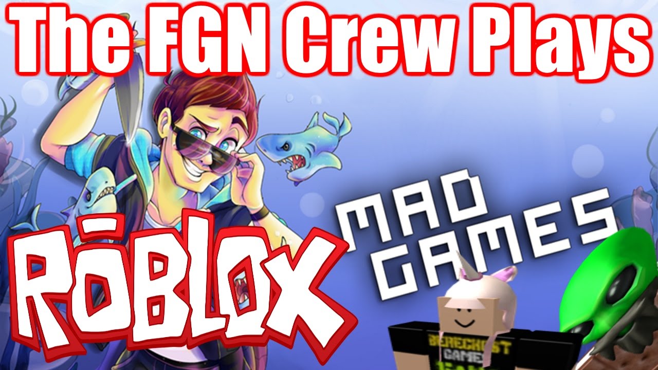 roblox mad games front cover cartoon