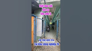 Vỡ nợ bán đất tặng 14 căn phòng trọ tại khu công nghiệp Tân hương #bdstiengiang #nhadep #giárẻ #bd
