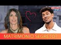 Giorgia in bianco davanti alla chiesa: nozze o solo sceneggiatura?