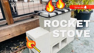 The '5 Block' Rocket Stove | DIY Rocket Stove Using Concrete/Cinder Blocks  Best Step by Step DIY