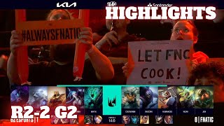 FNC vs G2 - Game 2 Highlights | Round 2 LEC Spring 2024 Playoffs | Fnatic vs G2 Esports G-2