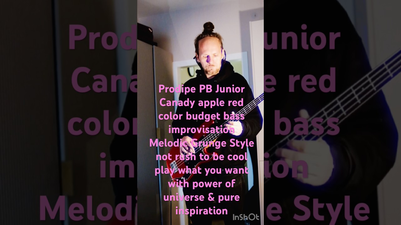 pure bass impro in melodic grunge style #basslovers #prodipebass #bass #grungebass #bassboosted