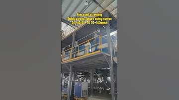 Fine sand screening, swing screen, square swing screen#screening #swingscreen #vibratingscreen