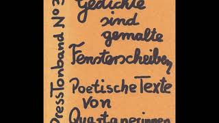 Various Artists – Poetische Texte von Quartanerinnen: Gedichte sind gemalte Fensterscheiben (1975)