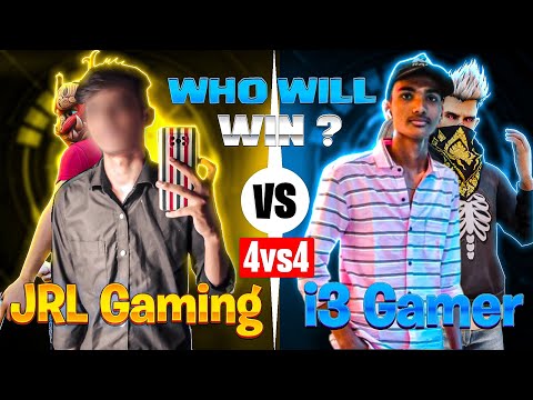 WHO WILL WIN?? - TEAM JRL GAMING VS i3 GAMER - SQUAD VS SQUAD MATCH - FREE FIRE SQUAD MATCH 💗🚀⚡👑