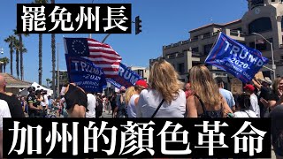 罷免州長紐森,親歷加州的顏色革命,黑人議員候選人說黑命貴是恐怖主義;沈默的大多數站出來了。。。