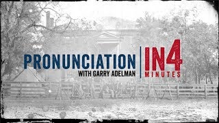 Civil War Pronunciation (People, Places and Terms): The Civil War in Four Minutes