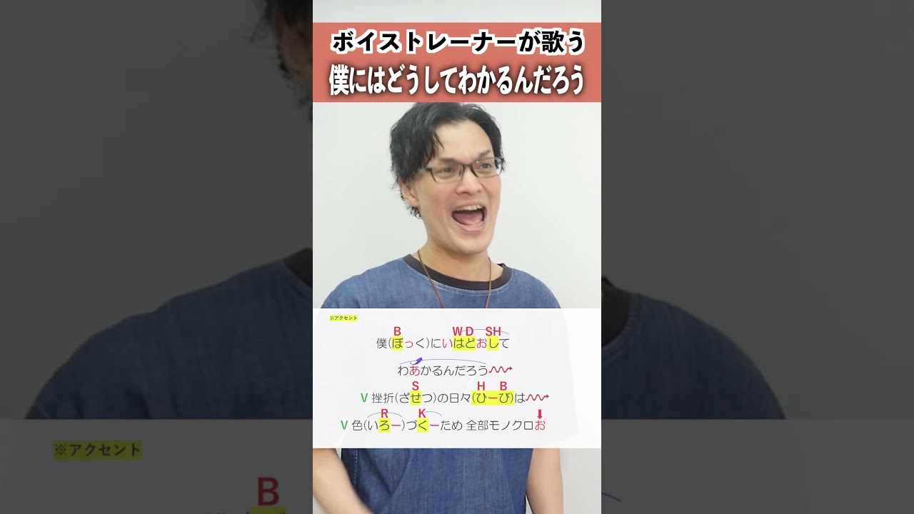 【ボイストレーナーが歌う】僕にはどうしてわかるんだろう / Vaundy【シアーミュージック町田校 井上賢二】#shorts