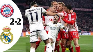 Bayern Munich 2-2 Real Madrid. Vinicius et Rodrygo contre Bayern Munich.