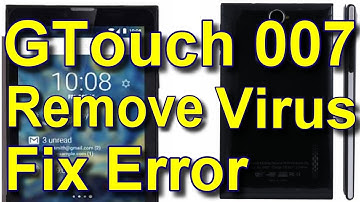 GTouch Tablet G007 Remove Unfortunately Virus, Hard Reset, Factory Reset, Flash Firmware By Tahir Tv