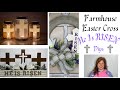 3 INSPIRING EASTER DIYs | Farmhouse style | Cross DIY | Dollar tree DIY