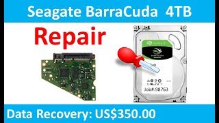 Seagate BarraCuda ST4000DM004  ST3000DM007  100800538  PCB  repair hard drive data recovery