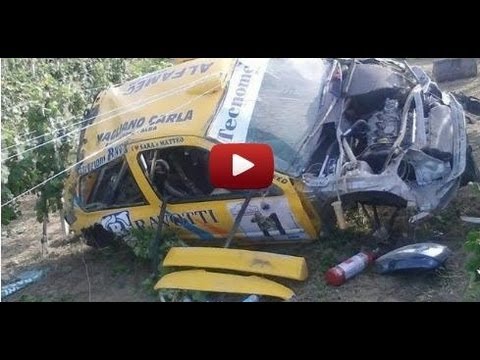 RALLY SUPER CRASH SPAVENTOSO - OnBoard Rally Crash - Rally Moscato 2012 (Grasso-Chiarle)Clio S.1600