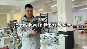 rigid box making introduction/introduzione alla fabbricazione di scatole rigide #packaging #machine