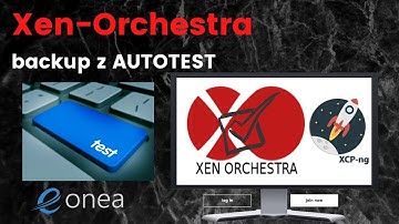 Xen-Orchestra - automated backap tests